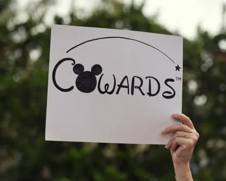 Numerous Rally Outside Disney HQ Over ‘Anti-Free Speech’ Jimmy Kimmel Cancellation
